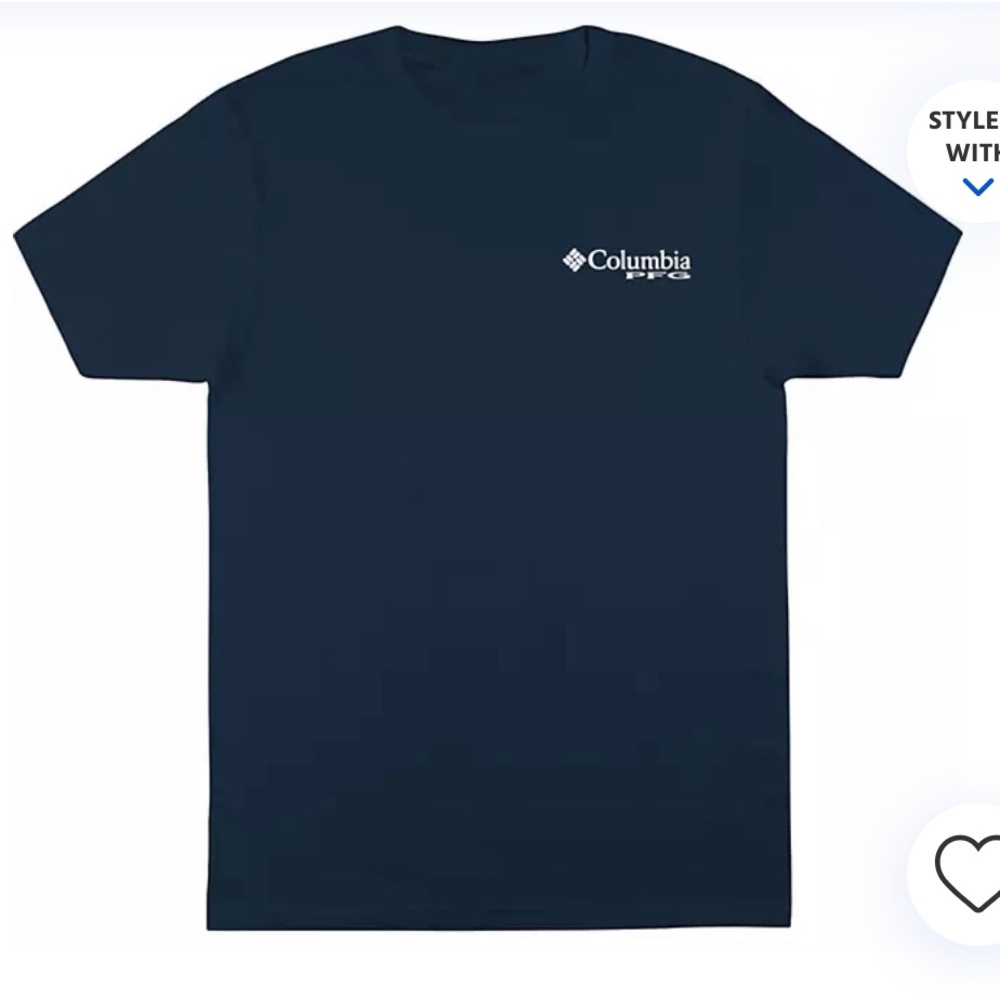 Columbia PFG Navy T-Shirt - Size XL - good condition